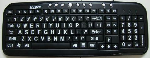 EZSee Keyboard teclado letras grandes